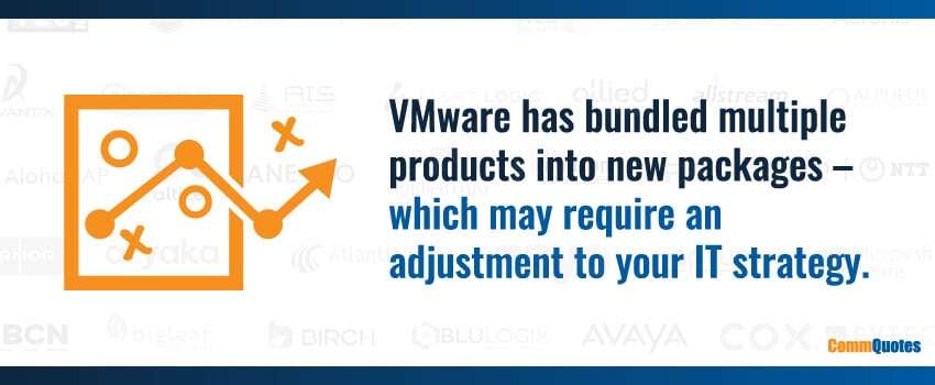 VMware has bundled multiple products into new packages, which may require an adjustment to your IT strategy.